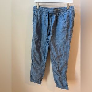 Jcrew point sur seaside chambray pants